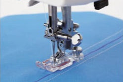 1/4” fot med guide - transparent (gruppe 1)