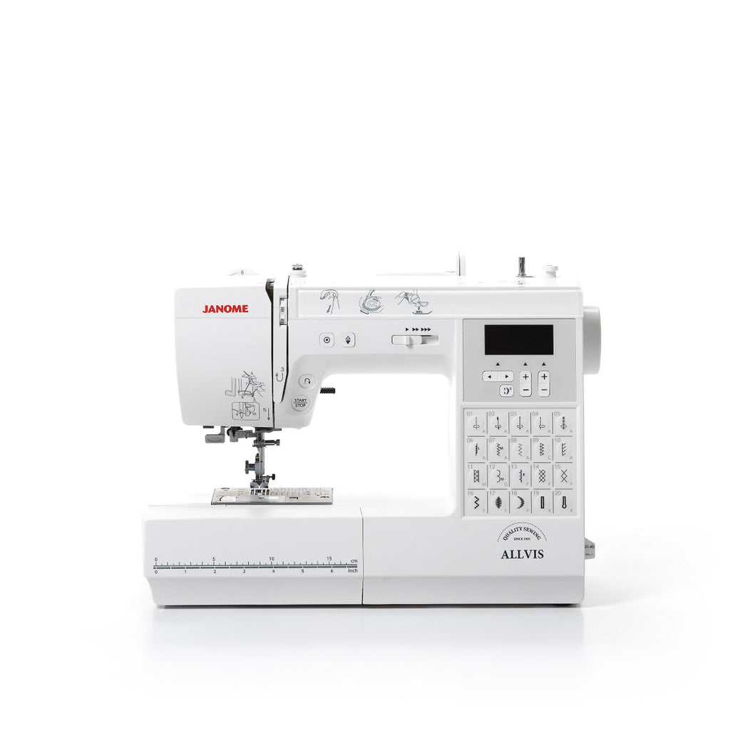 Janome Allvis symaskin, front bilde